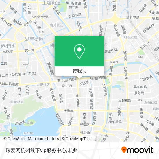 珍爱网杭州线下vip服务中心地图