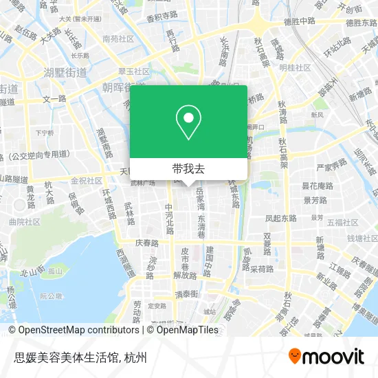 思媛美容美体生活馆地图