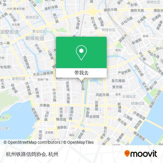 杭州铁路信鸽协会地图
