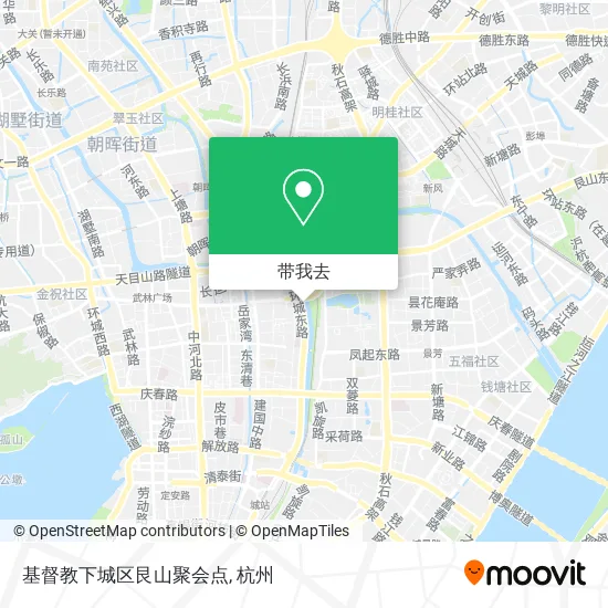 基督教下城区艮山聚会点地图