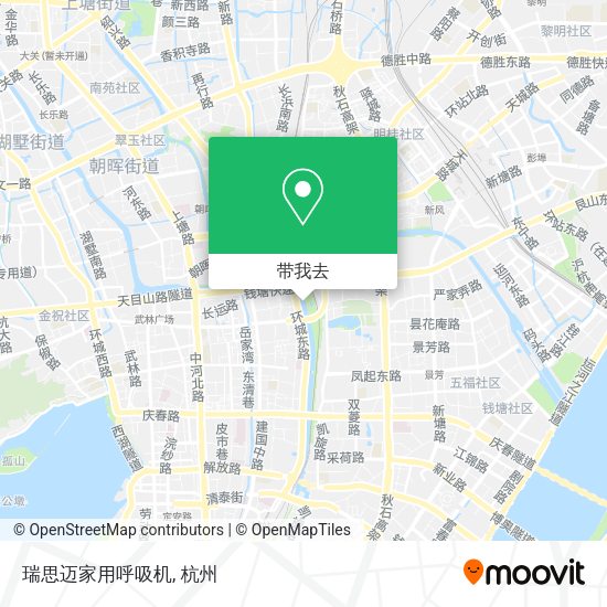 瑞思迈家用呼吸机地图