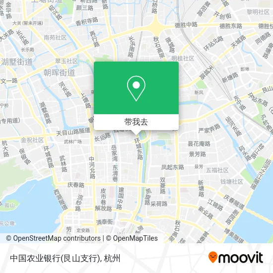 中国农业银行(艮山支行)地图