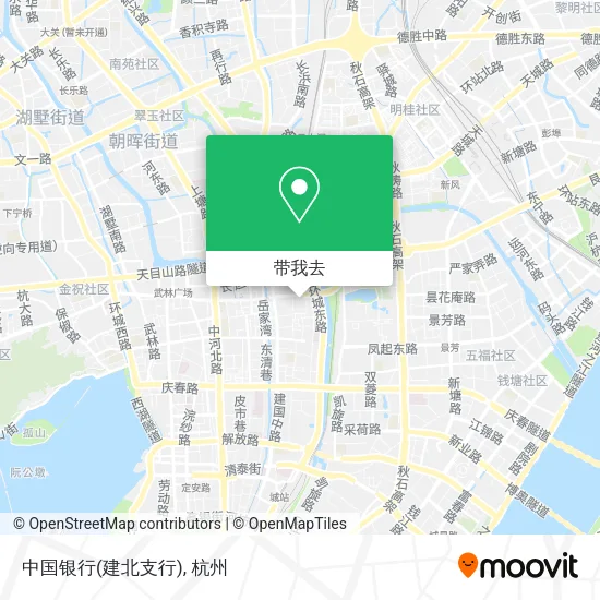 中国银行(建北支行)地图
