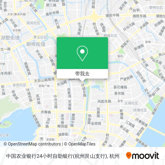 中国农业银行24小时自助银行(杭州艮山支行)地图