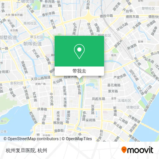 杭州复旦医院地图