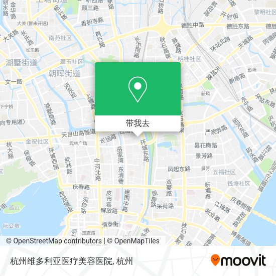 杭州维多利亚医疗美容医院地图