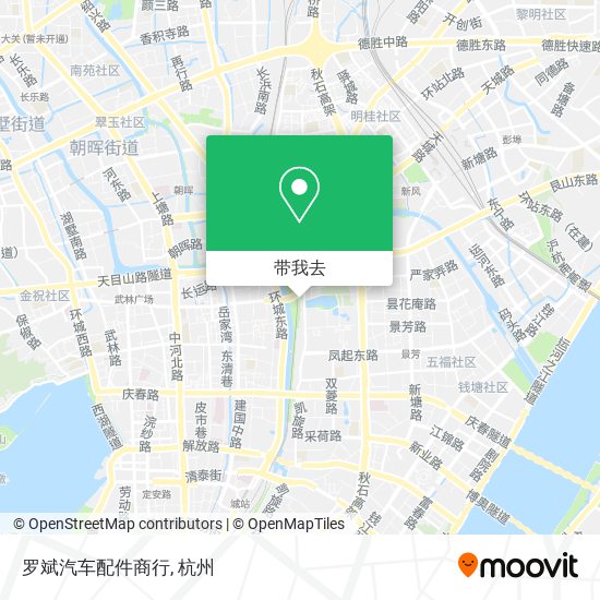 罗斌汽车配件商行地图