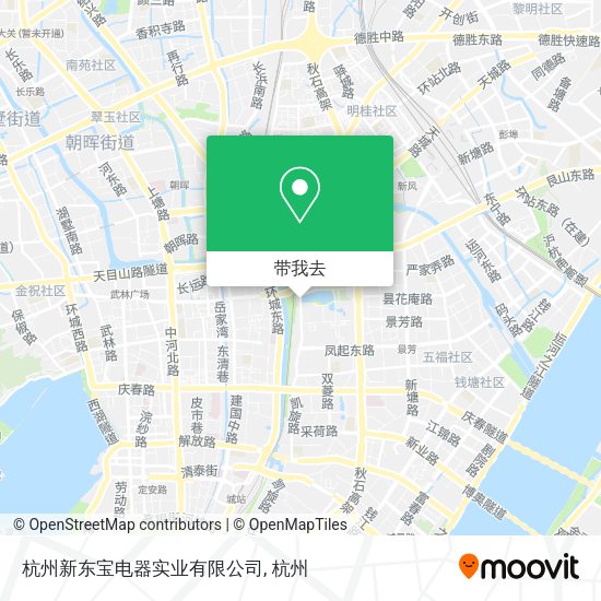 杭州新东宝电器实业有限公司地图