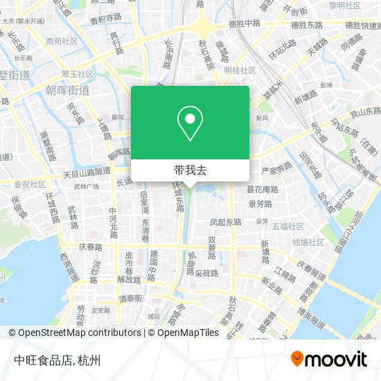 中旺食品店地图