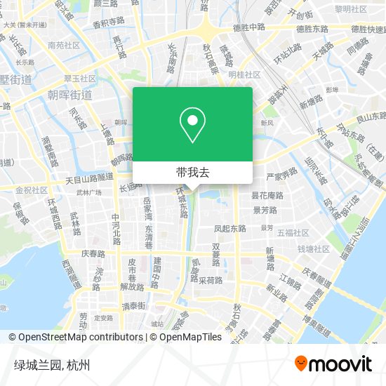 绿城兰园地图