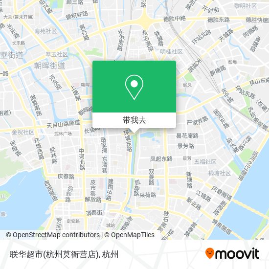 联华超市(杭州莫衙营店)地图
