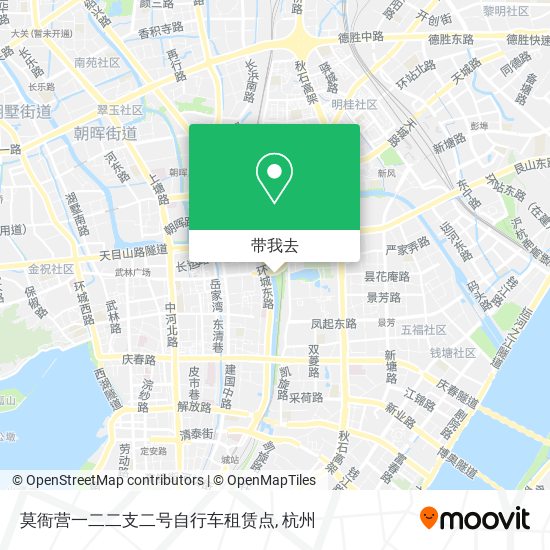 莫衙营一二二支二号自行车租赁点地图