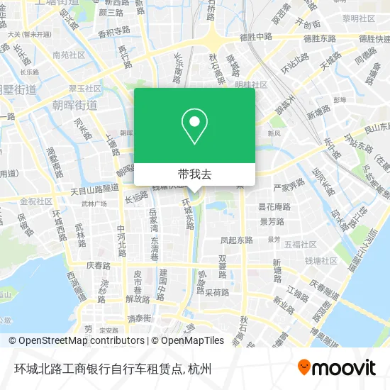 环城北路工商银行自行车租赁点地图