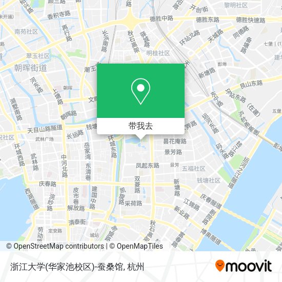 浙江大学(华家池校区)-蚕桑馆地图