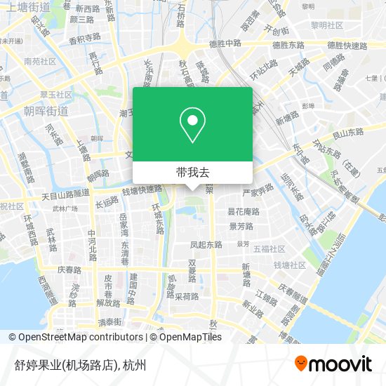 舒婷果业(机场路店)地图
