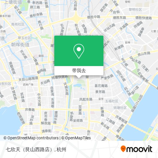 七欣天（艮山西路店）地图