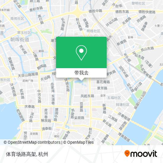 体育场路高架地图