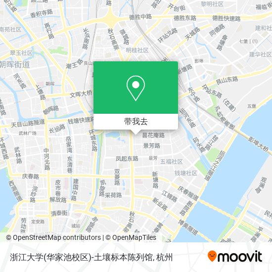 浙江大学(华家池校区)-土壤标本陈列馆地图