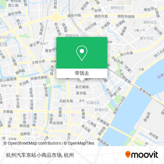 杭州汽车东站小商品市场地图