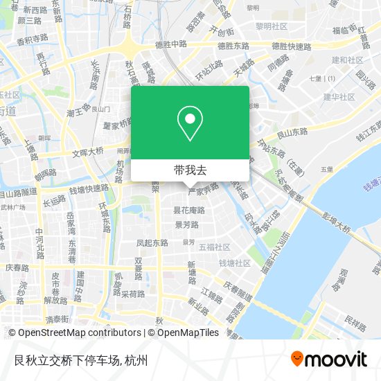 艮秋立交桥下停车场地图