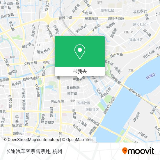 长途汽车客票售票处地图