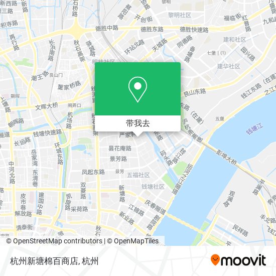 杭州新塘棉百商店地图