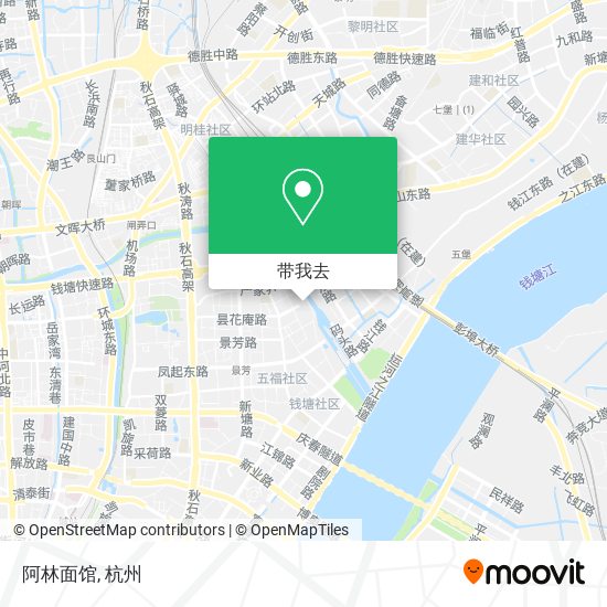 阿林面馆地图