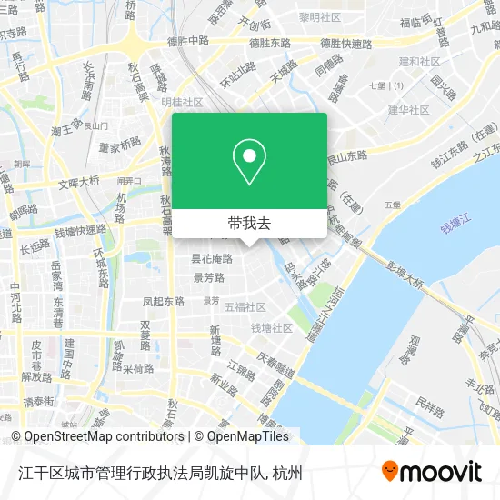 江干区城市管理行政执法局凯旋中队地图