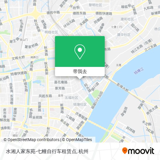 水湘人家东苑-七幢自行车租赁点地图