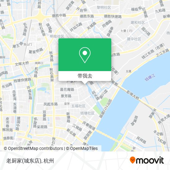 老厨家(城东店)地图