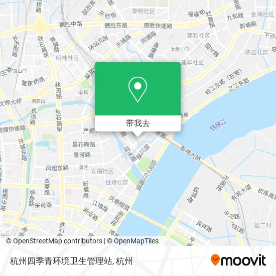 杭州四季青环境卫生管理站地图