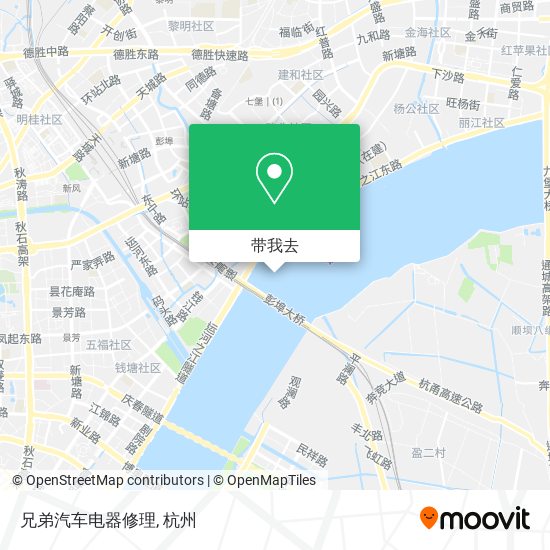 兄弟汽车电器修理地图