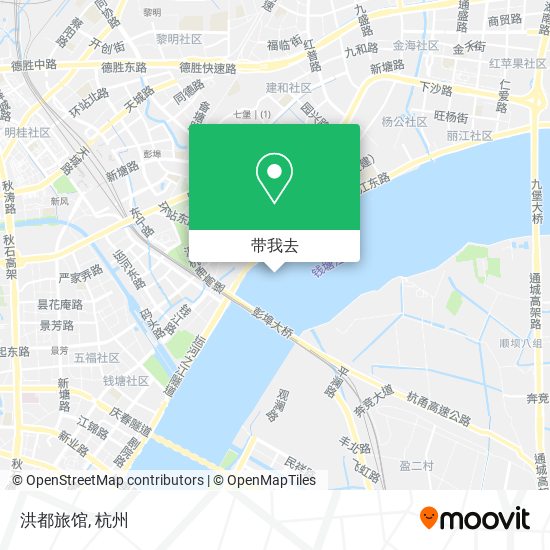 洪都旅馆地图