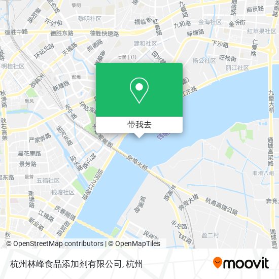 杭州林峰食品添加剂有限公司地图