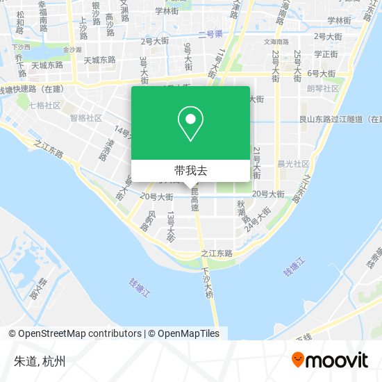 朱道地图