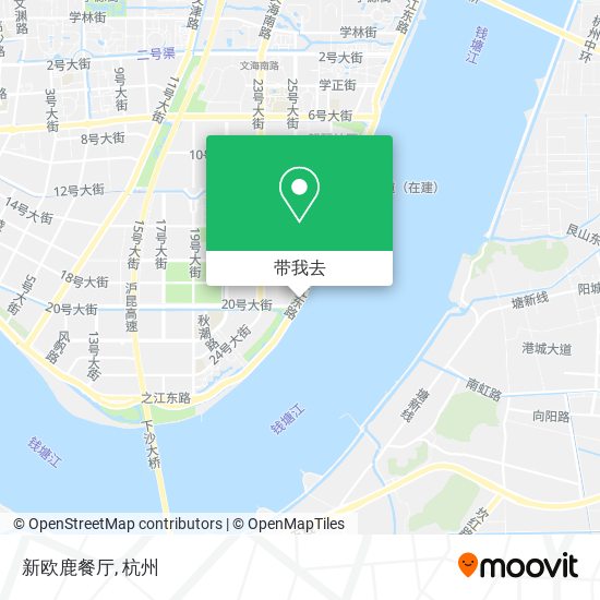 新欧鹿餐厅地图
