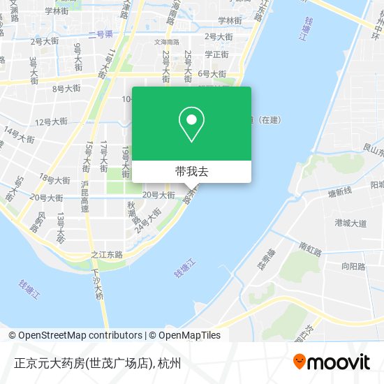 正京元大药房(世茂广场店)地图