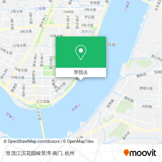 世茂江滨花园峻景湾-南门地图