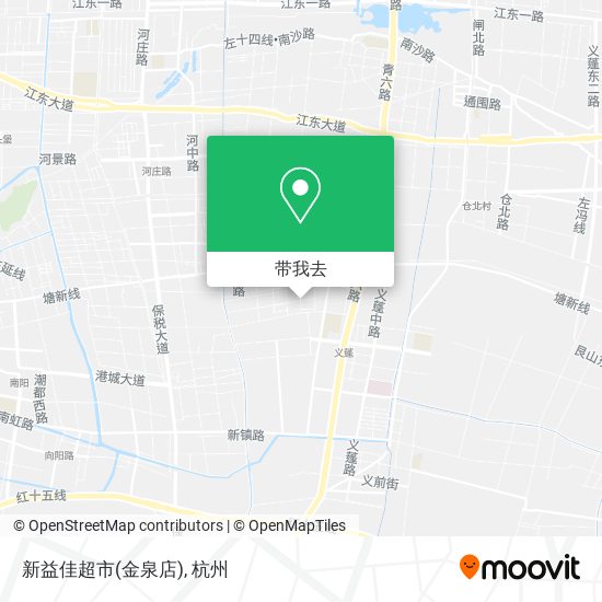 新益佳超市(金泉店)地图