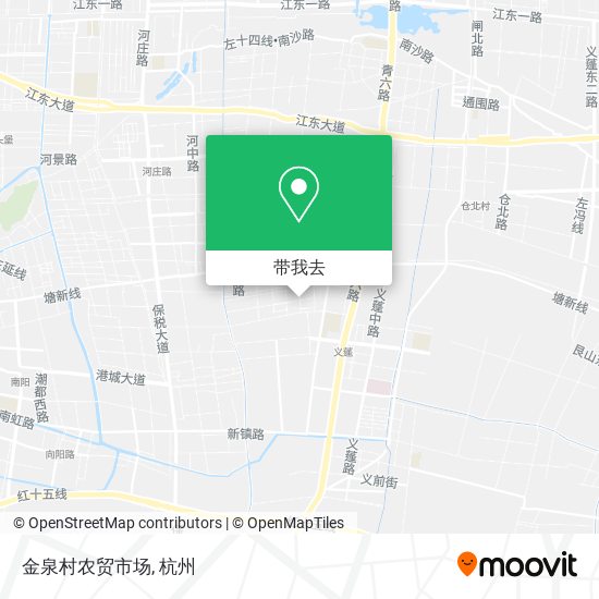 金泉村农贸市场地图
