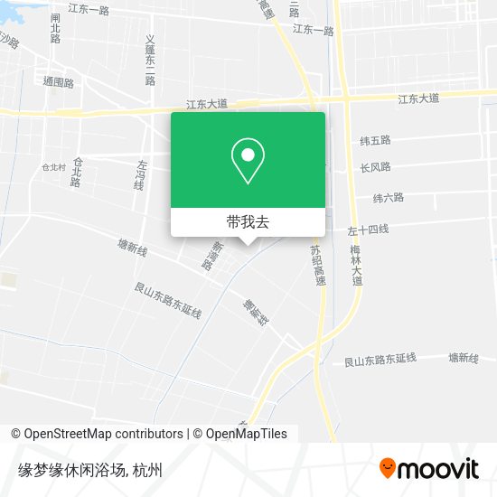 缘梦缘休闲浴场地图