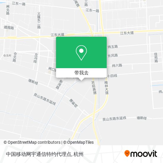 中国移动网宇通信特约代理点地图