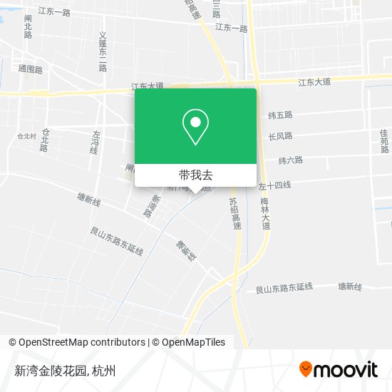 新湾金陵花园地图
