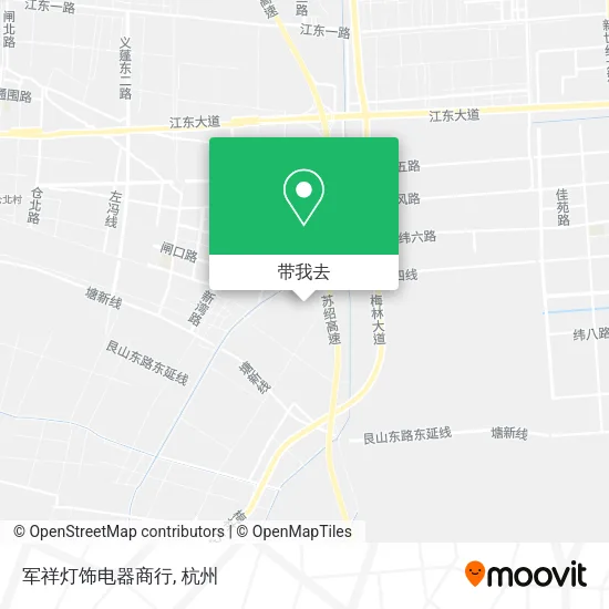 军祥灯饰电器商行地图