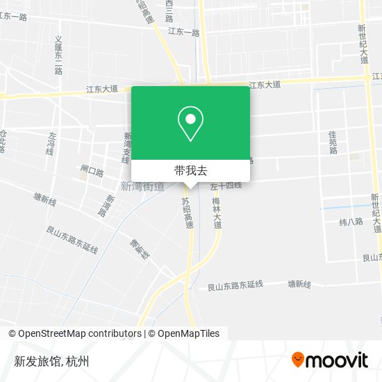 新发旅馆地图