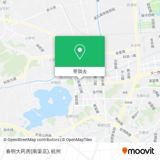 春明大药房(南渠店)地图