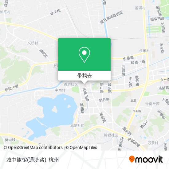 城中旅馆(通济路)地图