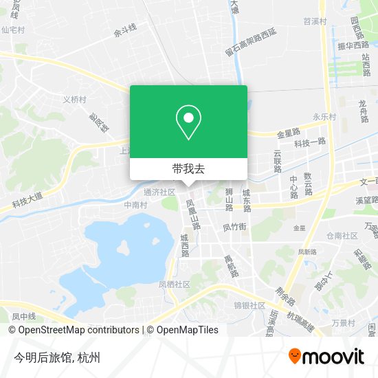 今明后旅馆地图