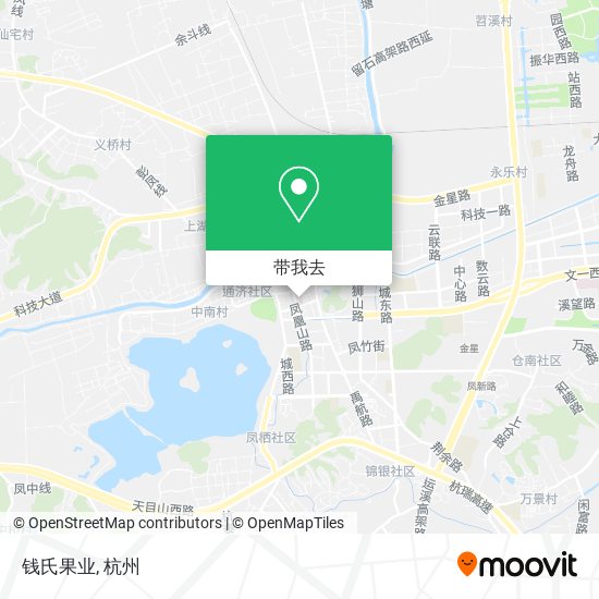 钱氏果业地图
