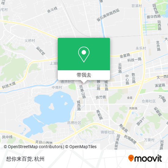 想你来百货地图
